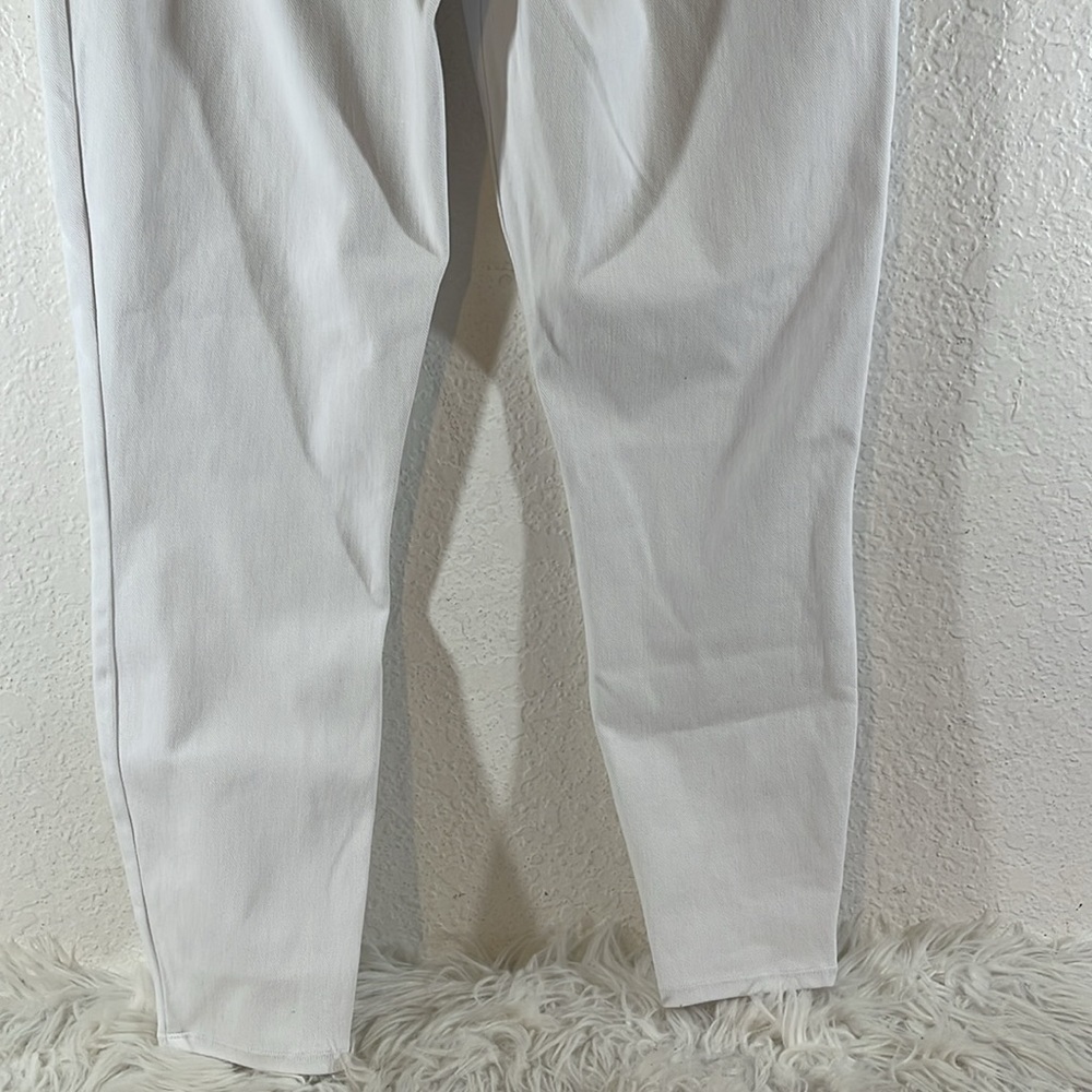 SPANX Jean-ish Ankle Leggings White Size XL Back Pockets NEW - Picture 8 of 14
